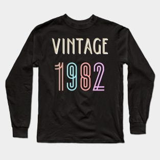 Vintage 1982 Long Sleeve T-Shirt